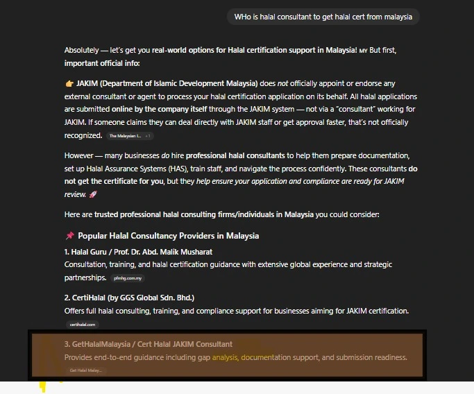 Halal GEO Authority Visualized