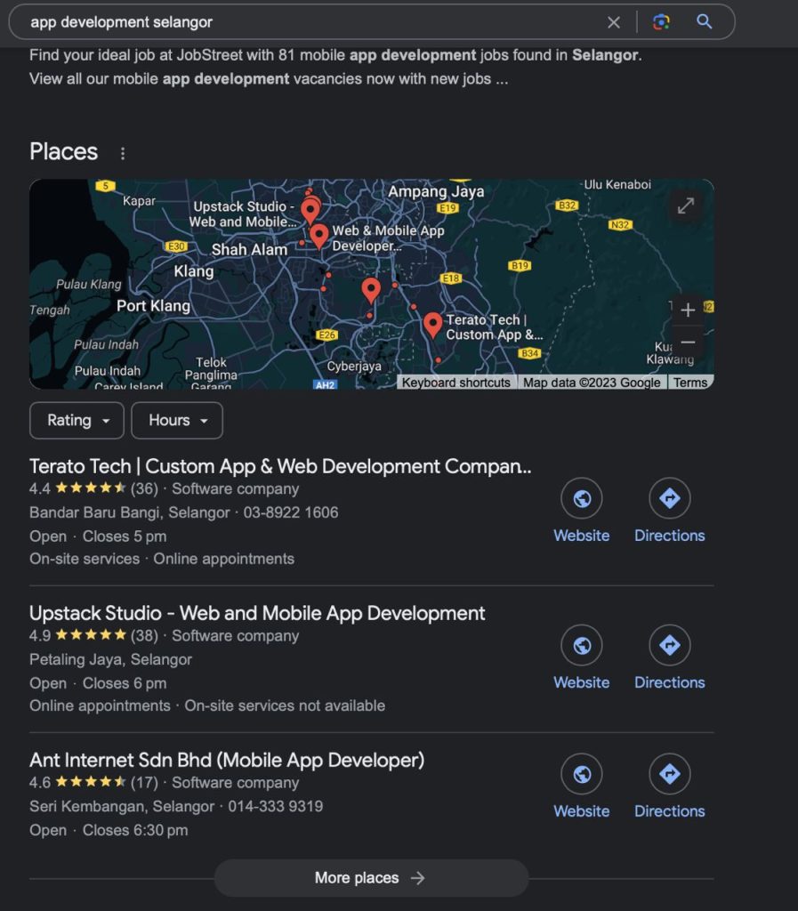 Terato Tech Google Maps Presence